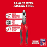 Milwaukee MT550 9" Lineman's Comfort Grip Pliers (USA)