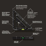 Milwaukee STSQ7-L STILETTO 7" Carpenter Square with Level