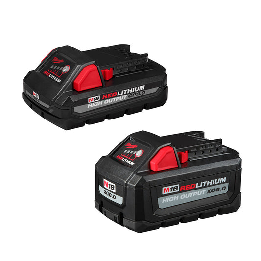 Milwaukee 48-11-1865S M18 REDLITHIUM HIGH OUTPUT XC6.0 & CP3.0 Battery Kit