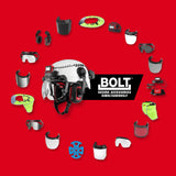 Milwaukee 48-73-1665 BOLT Gray Full Brim Safety Helmet – Type 2, Class E