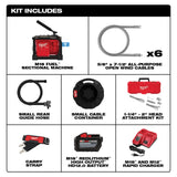 Milwaukee 2818B-21 M18 FUEL Sectional Machine with 5/8" Cable