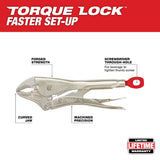 Milwaukee 48-22-3420 10 in. TORQUE LOCK Curved Jaw Locking Pliers