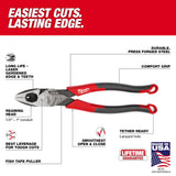 Milwaukee MT550 9" Lineman's Comfort Grip Pliers (USA)