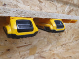 StealthMounts DeWalt 20v Battery Mounts - Yellow
