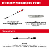 Milwaukee 49-16-2723 10" 3/8" LOW PROFILE Pitch, .043" Gauge Saw Chain