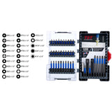Wiha 70297 40 Piece TerminatorBlue Impact Bit Set