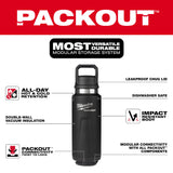 Milwaukee 48-22-8397B PACKOUT 36oz Insulated Bottle with Chug Lid - Black