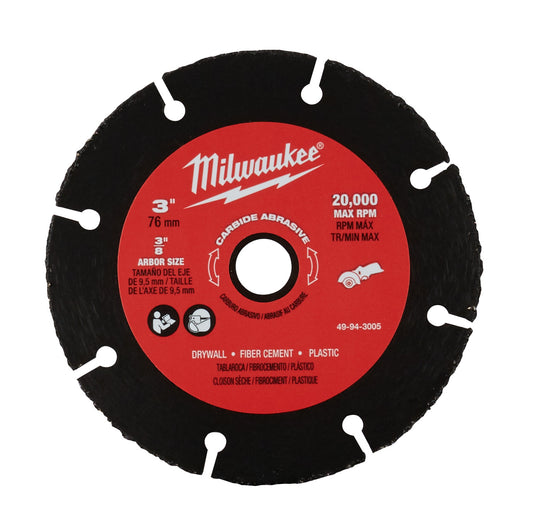 Milwaukee 49-94-3005 3 in. Carbide Abrasive Blade