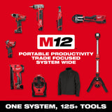 Milwaukee 3494-22 M12 Subcompact Brushless 2-Tool Combo Kit