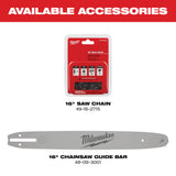 Milwaukee 2727-21HD M18 FUEL 16 in. Chainsaw Kit