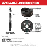 Milwaukee 2676-22 M18 FORCE LOGIC 10-Ton Knockout Tool 1/2 in. to 2 in. Kit