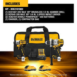 DeWALT DCK2101QQ2 20V MAX XR 2-Tool Hammer Drill/Impact POWERPACK 4.0Ah Combo Kit