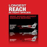 Milwaukee 2560-20 M12 FUEL 3/8 in. Extended Reach Ratchet