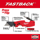 Milwaukee 48-22-1505 FASTBACK 6IN1 Folding Utility Knife