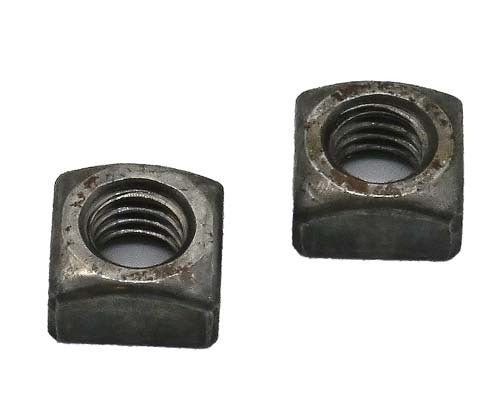 3/4"-10 Plain Grade 2 Finished Square Nuts Unplated Plain / Black