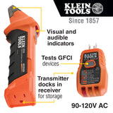 KLEIN ET310 Digital Circuit Breaker Finder with GFCI Outlet Tester