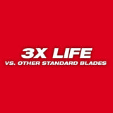 Milwaukee 48-01-7091 6" 8/12 TPI SAWZALL Blade for Multi-Material Bulk 100