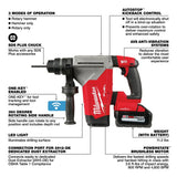 Milwaukee 2915-22DE M18 FUEL 1-1/8" SDS Plus Rotary Hammer w/ ONE-KEY & HAMMERVAC Dedicated Dust Extractor Kit