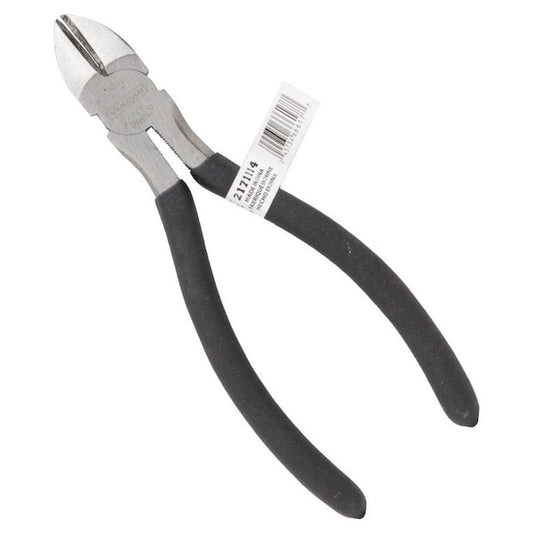 Vulcan Tools Diagonal Cutting Plier, 6 in OAL, 1.2 mm Cutting Capacity, 1.5 in Jaw Opening, Black Handle