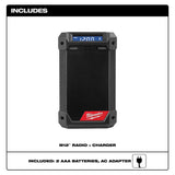 Milwaukee 2951-20 M12 Radio + Charger