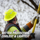 Milwaukee 48-73-1659 BOLT Red Full Brim Safety Helmet – Type 2, Class E