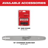 Milwaukee 2727-20 M18 FUEL 16 in. Chainsaw