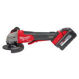 Milwaukee 2882-22 M18 FUEL 4-1/2" / 5" Braking Grinder w/ ONE-KEY Paddle Switch, No Lock