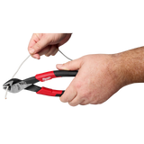 Milwaukee MT558A 8" Angled Head Diagonal Comfort Grip Cutting Pliers (USA)