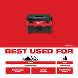 Milwaukee 0880-20 M18 2-Gallon Wet/Dry Vacuum