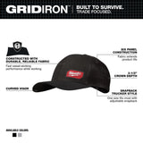 Milwaukee 505B GRIDIRON Snapback Trucker Hat - Black
