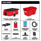 Milwaukee 0914-20 M18 FUEL NEXUS 6 Gallon Wet/Dry Vacuum w/ PACKOUT Compatibility and VACLINK