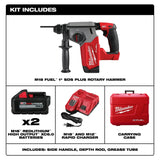 Milwaukee 2912-22 M18 FUEL 1 in SDS Plus Rotary Hammer Kit