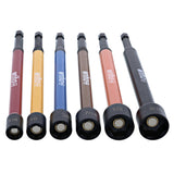 Wiha 70486 Color Coded Magnetic Nut Setters 6-Piece Set