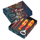 Wera 05135816001 Kraftform Kompakt VDE set Christmas 2024 (in a counter display), 11 pieces
