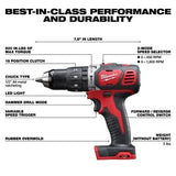 Milwaukee 2695-24 M18 Cordless LITHIUM-ION 4-Tool Combo Kit