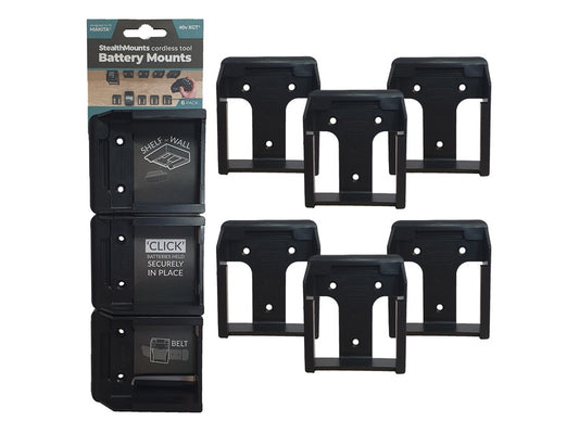 StealthMounts Makita 40v XGT Battery Mounts - Black