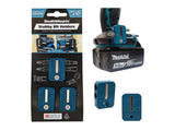 StealthMounts Stubby Magnetic Bit Holder for Makita CXT, LXT & XGT Tools - Blue