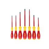 Wiha 32097 Insulated Screwdriver Set 7 Piece with Square Tips