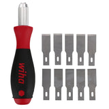 Wiha Tools 43090 11 Piece SoftFinish Universal Razor Edged Scraper Set