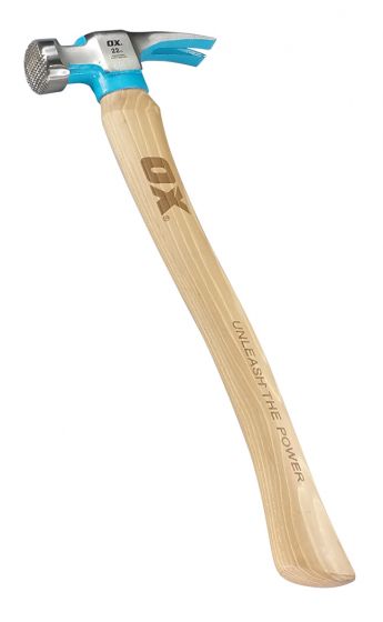 OX PRO OX-P083322 22OZ California Framing Hammer - Hickory Handle