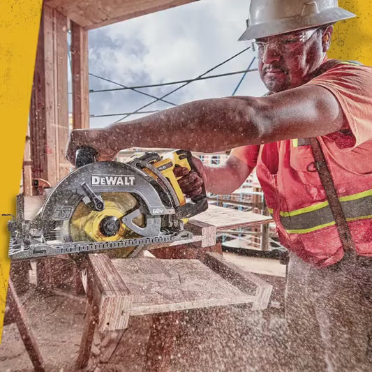 DeWalt DCS577B FLEXVOLT 60V MAX* 7-1/4 IN. CORDLESS WORM DRIVE STYLE CIRCULAR SAW (TOOL ONLY)