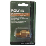 Rolair 3/8” Push On Hose End (1/4” NPT) (2pc Carded)