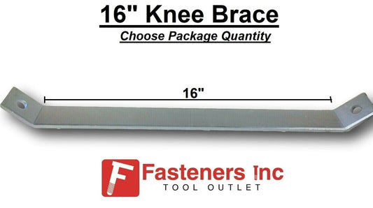 16" Knee Brace/Bracket for 1 5/8" Unistrut Channel (#478316) P2452 EG