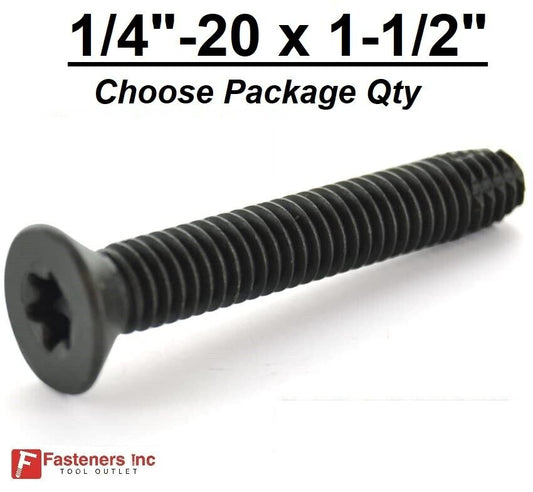 1/4"-20 x 1-1/2" Torx Trailer Flooring Floorboard Screws Self Tapping Self Threading