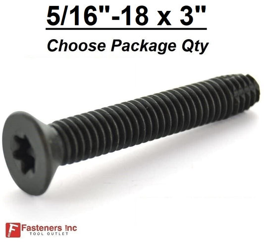 5/16"-18 x 3" Torx Trailer Flooring Floorboard Screws Self Tapping / Threading