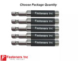 Fasteners Inc Brand 1/4" Compact Magnetic Drive Guide Bit Holder W/ Sleeve