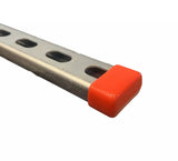 Plastic Safety ORANGE End Cap for Unistrut Channel 13/16'' X 1-5/8'' Shallow