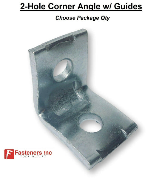 2-Hole 90DEG Corner Angle w/ Guides for Unistrut Channel #4643 P2626