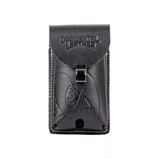 Occidental Leather B5333 Belt-Worn XXL Leather Phone Holster 2X Black USA