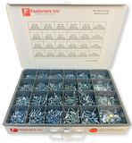 4,061 PCS Zinc Plated #6 #8 #10 Phillips Pan Head Machine Screw Assortment